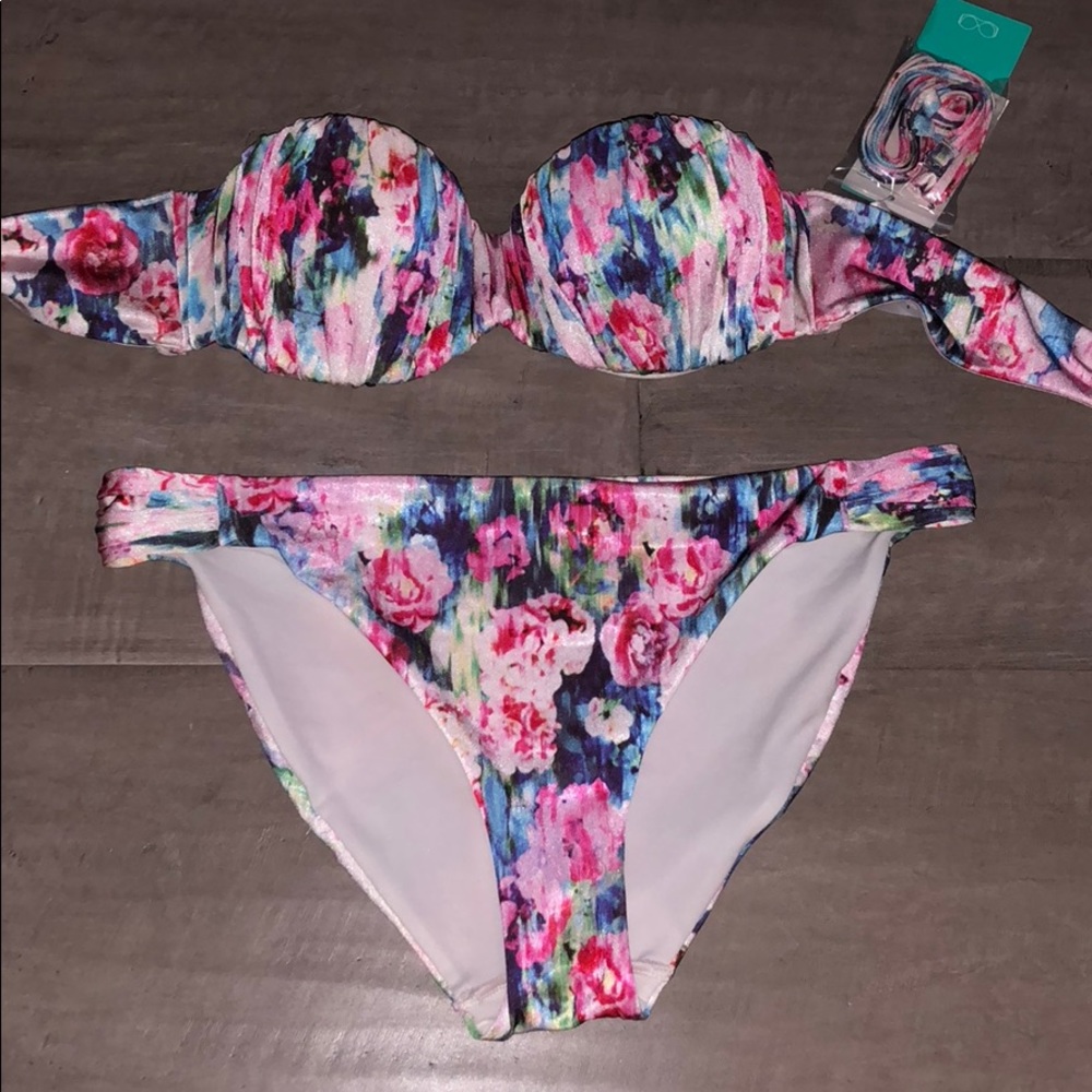 H&M bathing suit 34A top bottom US 8